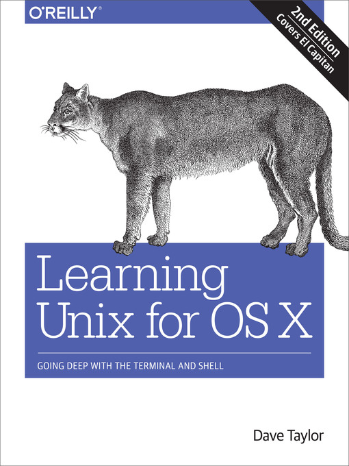 Title details for Learning Unix for OS X by Dave Taylor - Available